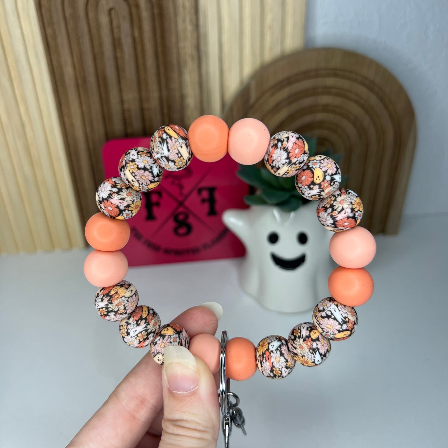 Ghost Garden Wristlet